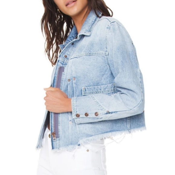 Hp Nwt Free People Dillon Denim Jacket 